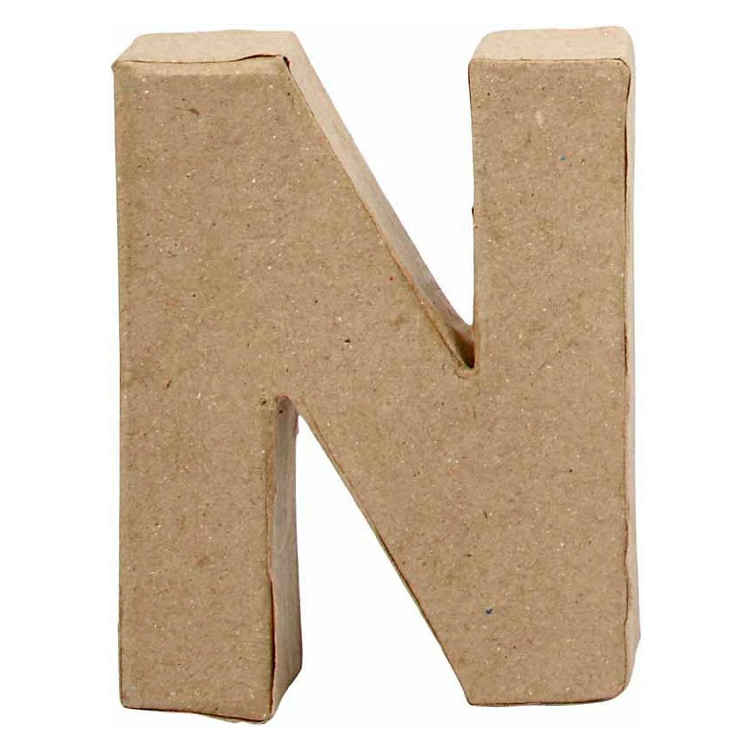 Creativ Company Letter Papier-maché Klein - N (5707167567227)