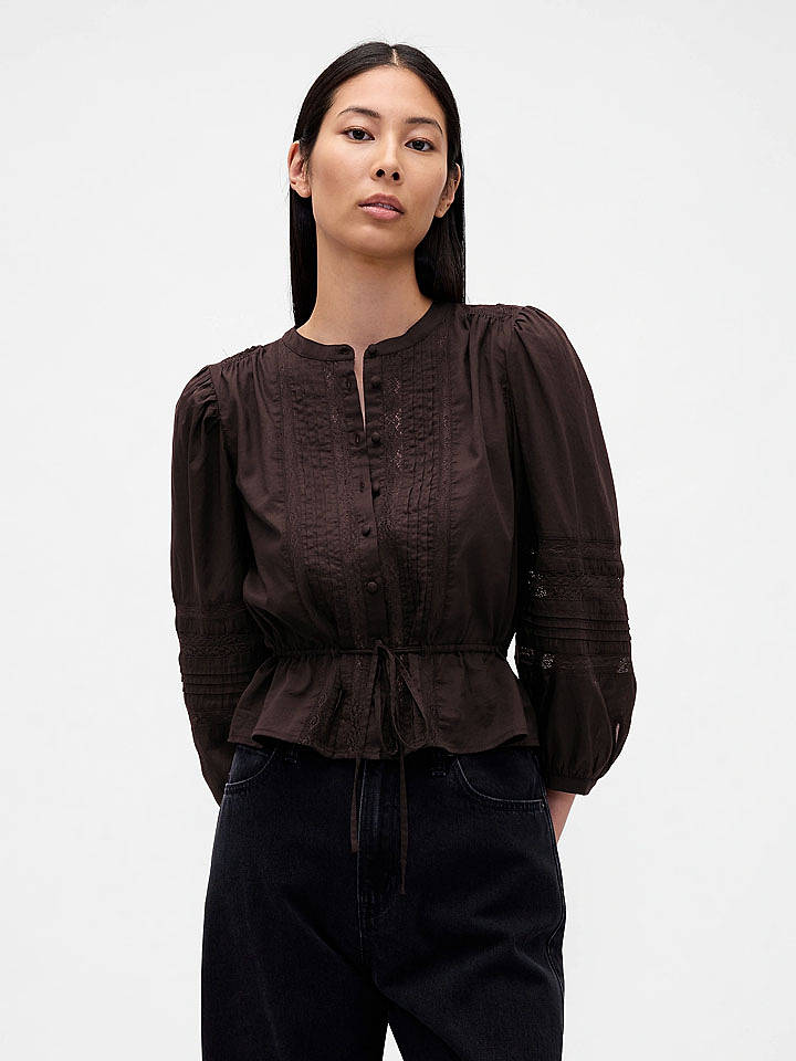 GAP Bluse in Braun - XS