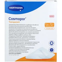 Cosmopor Transparent 9x10cm Steril 5 ST