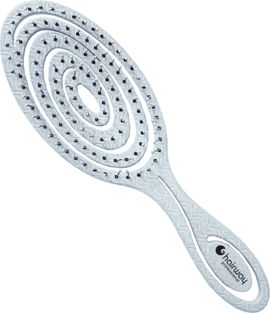 Hairway Ovale Bürste Organica Hellblau 08095-03
