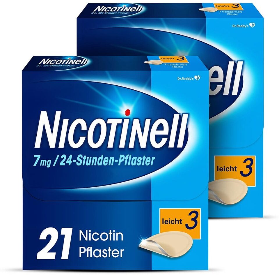 Nicotinell 7mg/24-Stunden-Nikotinpflaster, Leicht (3)