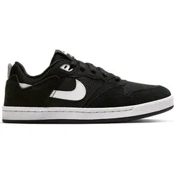 NIKE Kinder Skateboardschuhe SB ALLEYOOP (GS), Größe 38 in Silber BLACK/WHITE-BLACK