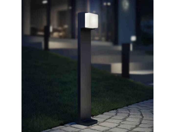 STEINEL LED Wegeleuchte GL 85 C 600, dimmbar, schwarz, Aluminium, Modern
