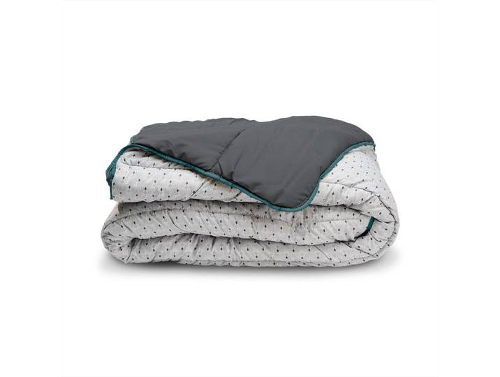 Bleu Calin Couette Imprimée Graphique - Chaude 350g/m2 - 140x200cm