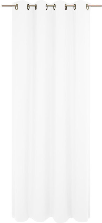 Ebern Designs Newbury Room Darkening Eyelet Curtain Panel Panel White 145cm H x 132cm W