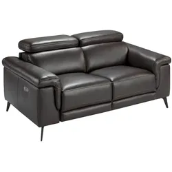 AC ANGEL CERDA Angel Cerdá  2-Sitzer-Sofa aus braunem Leder 6050C