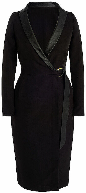 SILVIA SCHNEIDER Midikleid schwarz   42 42