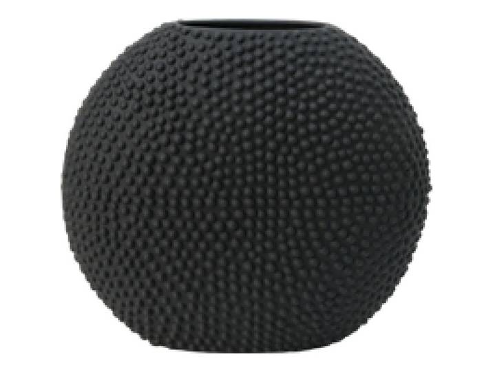 Vase céramique déco texturé noir 27 cm Sila