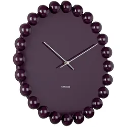 Karlsson, Wanduhr, Wanduhr Cadiz Dotty, pflaumenviolett
