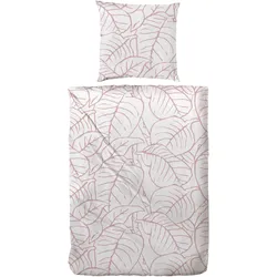 Bettwäsche Bio-Crèpe ( 155x220cm, mit 1 Kissen) - 135x200cm, mit 1 Kissen