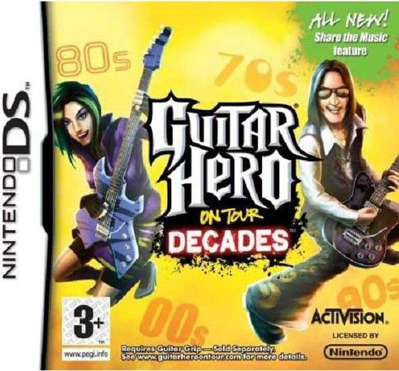 Guitar Hero On Tour Decades voor Nintendo DSi XL PAL