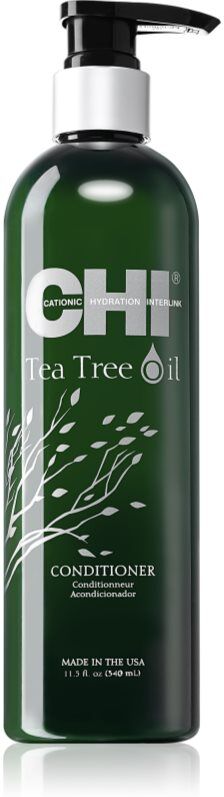 CHI Tea Tree Oil Conditioner conditionneur rafraîchissant pour cheveux et cuir chevelu gras 340 ml