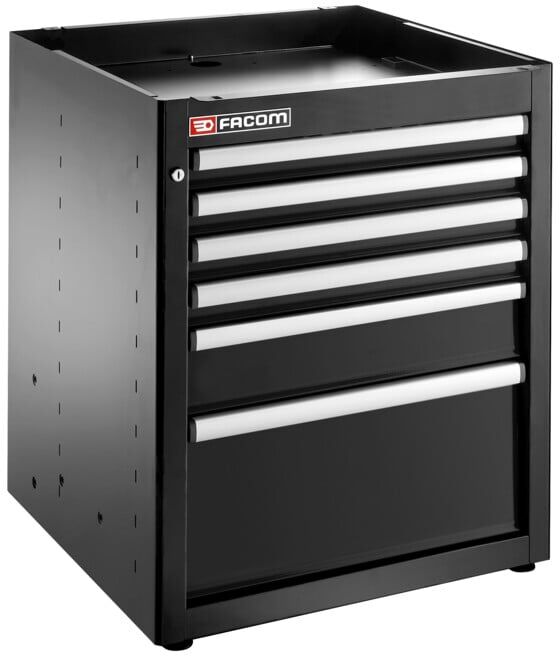 Facom Armoire basse JLS3 6 tiroirs noire (JLS3-MBS6TBS)