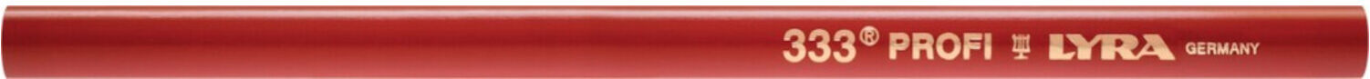 Lyra Zimmermanns-Bleistift 333 oval rot 30cm (L4333103)