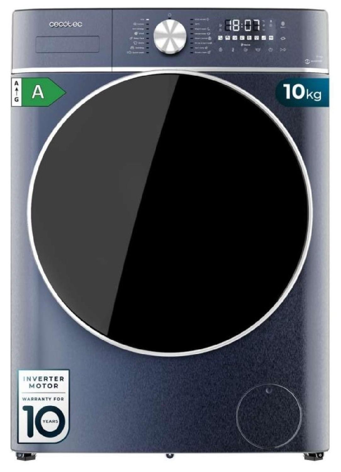 Cecotec DressCode 10800, Frontlader, 10 kg, C, 76 dB, 1400 RPM, A
