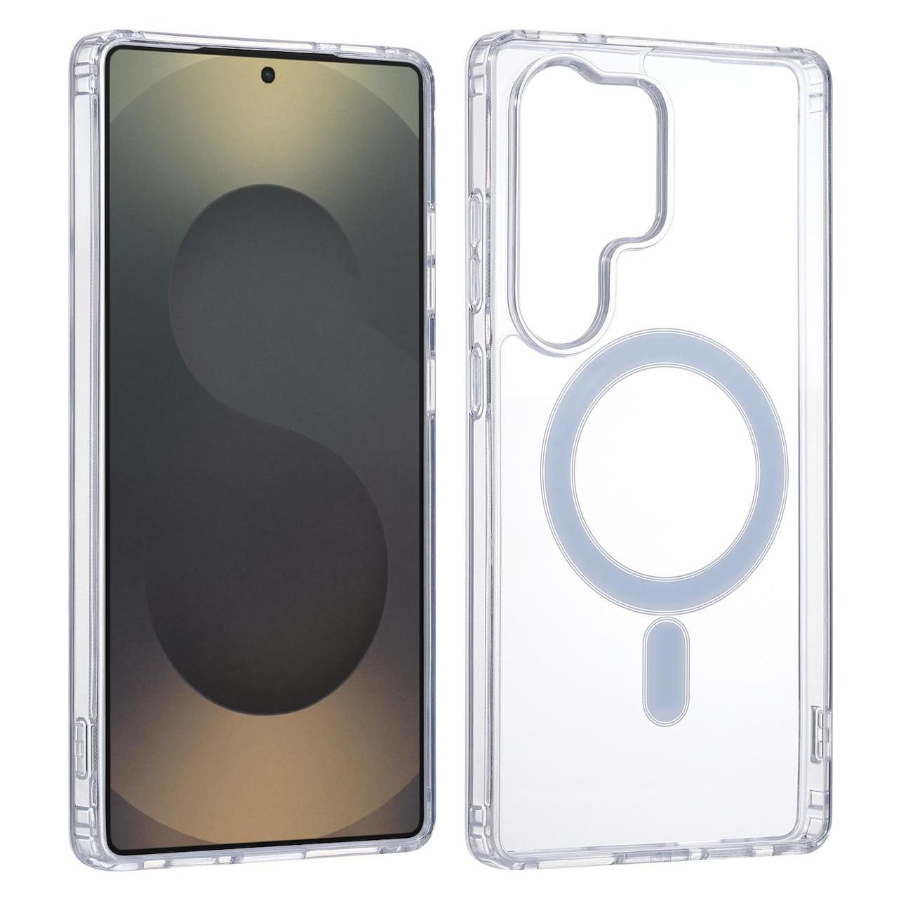 Iiglo Galaxy S25 Ultra Magnetic Silikone cover (gennemsigtig) (Samsung Galaxy S25 Ultra) (II-S25U-CC-MAG)