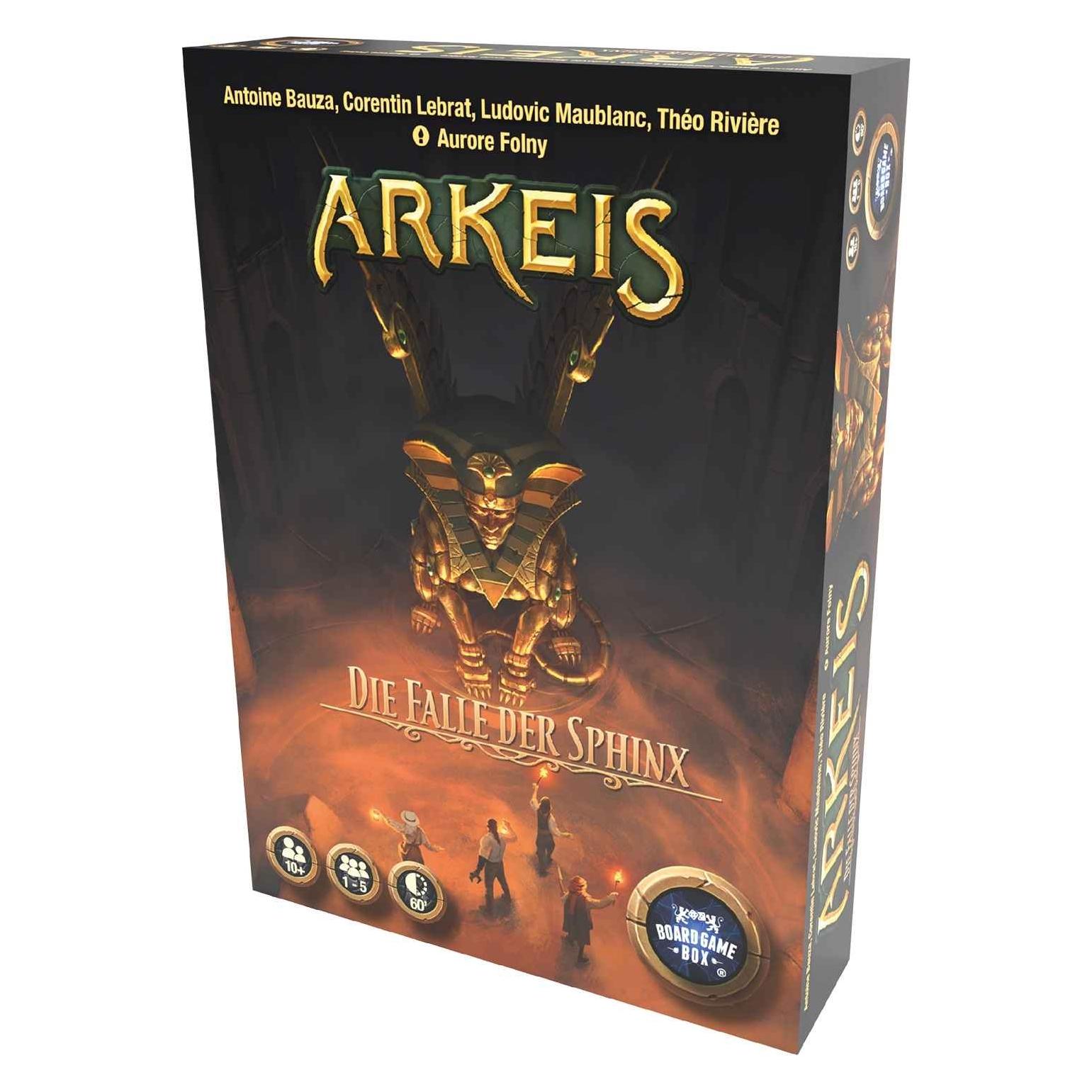 Board Game Box Arkeis: Die Falle der Sphinx (Erweiterung) (Deutsch, 2 - 5 Spieler) (BGB05965)