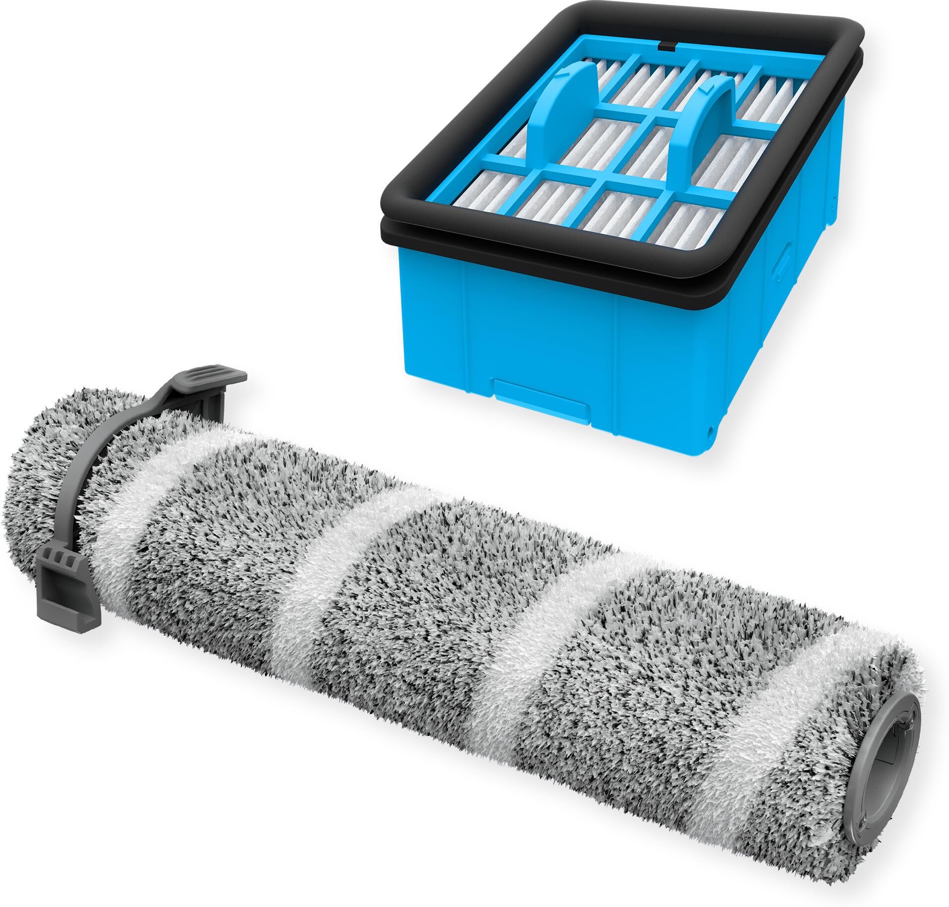 BISSELL Ersatzbürste "Multi-Surface Edge 2 Stück", grau (bunt), Reinigungsbürsten, Ersatzbürste bunt Einheitsgröße