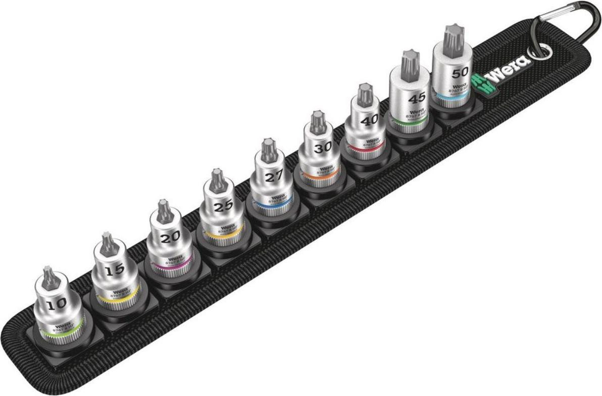 Wera Belt B 3 TORX HF Zyklop bitsleutelset met borging, 3/8 inch