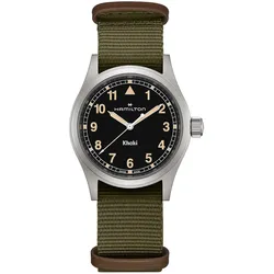 Hamilton H69401930 Uhr in Unisexgröße Khaki Field Quarz Grün/Schwarz 38 mm