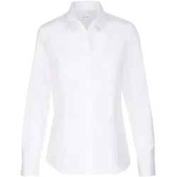 Seidensticker Damen Popeline Bluse langarm 080604 white 44