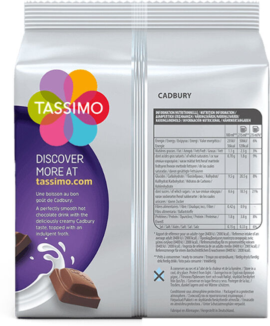 Tassimo Cadbury Kakaospezialität - 40 Tassimo Kapseln - MaxiCoffee