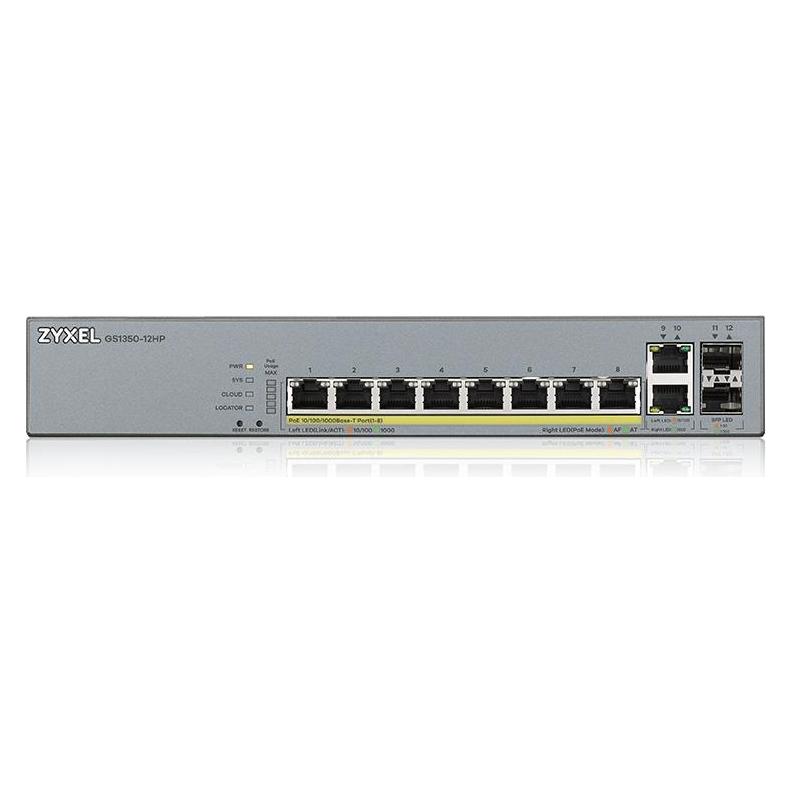 Zyxel GS1350-12HP 12 PORT MANAGED (10 Ports) (GS1350-12HP-GB0101F)