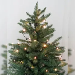 BURI LED Lichterkette 50 mit Timer