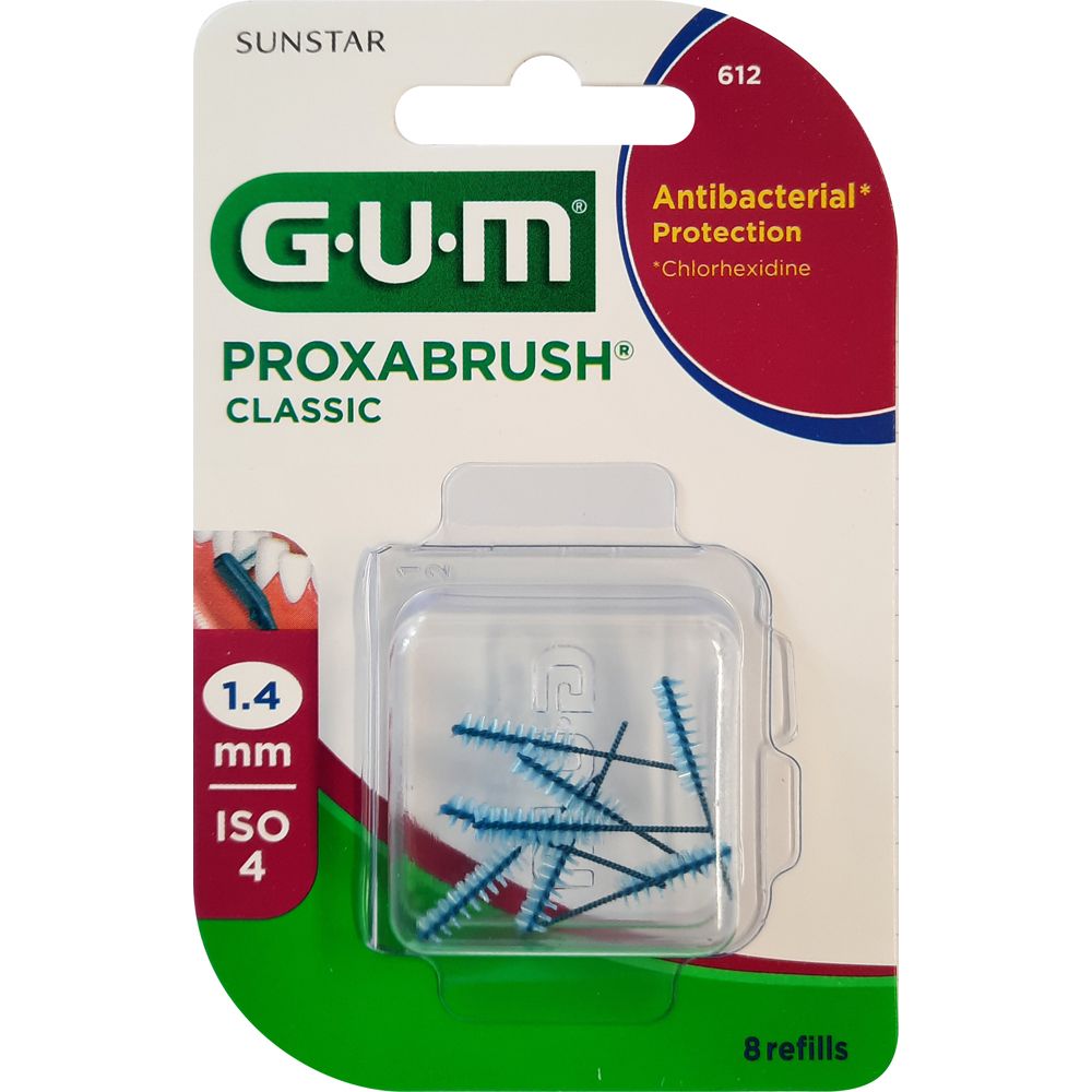 GUM Proxabrush Classic Ersatzbürsten 1,4 mm 8 St Zahnbürste