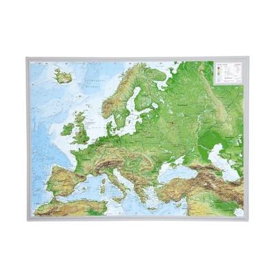 Reliefkarte Europa klein 1 : 16 000 000, Karte von Andre Markgraf,Mario Engelhardt, GeoRelief
