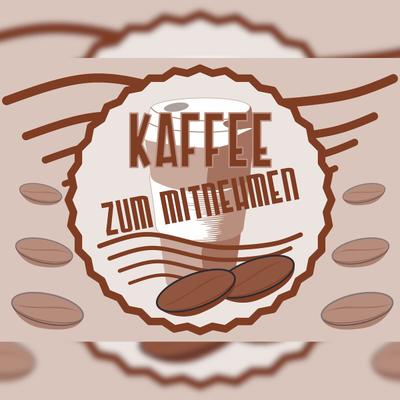 HB-Druck Verkaufsschild Schild Kaffee Mitnehmen A2 Rückseite selbstklebend