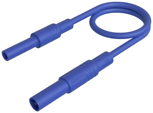 Hirschmann Test & Measurement MAL S GG-B 100/2,5 bl Sicherheits-Messleitung 4mm Sicherheits-Stecker 4mm Sicherheits-Buchse 100cm