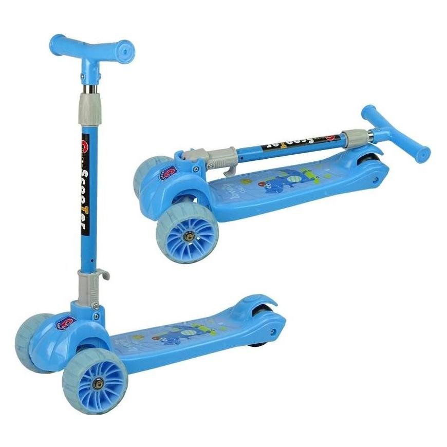 Lean Toys Dreiradroller Krokodil, Lichteffekte (3191)