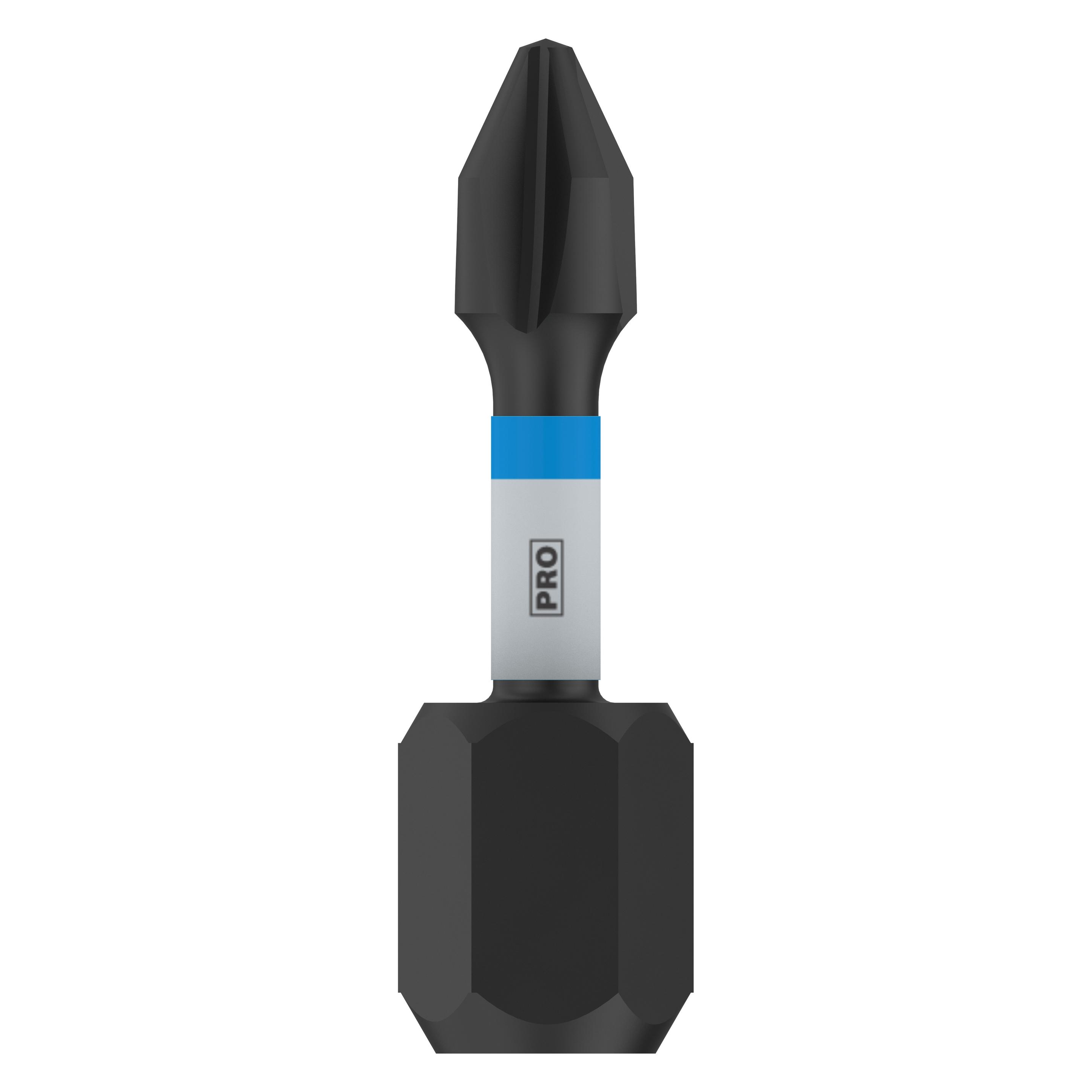 Bosch Professional Zubehör PRO Phillips Impact Bit, PH1, 25 mm, 2-tlg. (Kreuz Phillips PH) (2608522468)