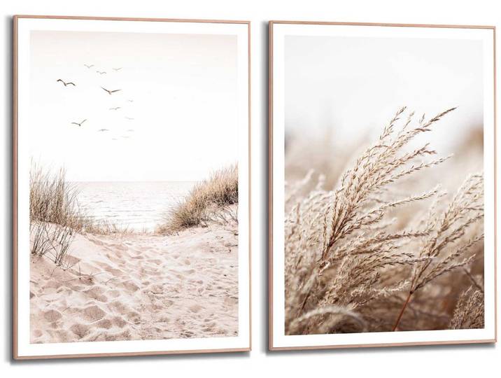 Schilderijen set Strand - 70 x 50 - Hout - REINDERS