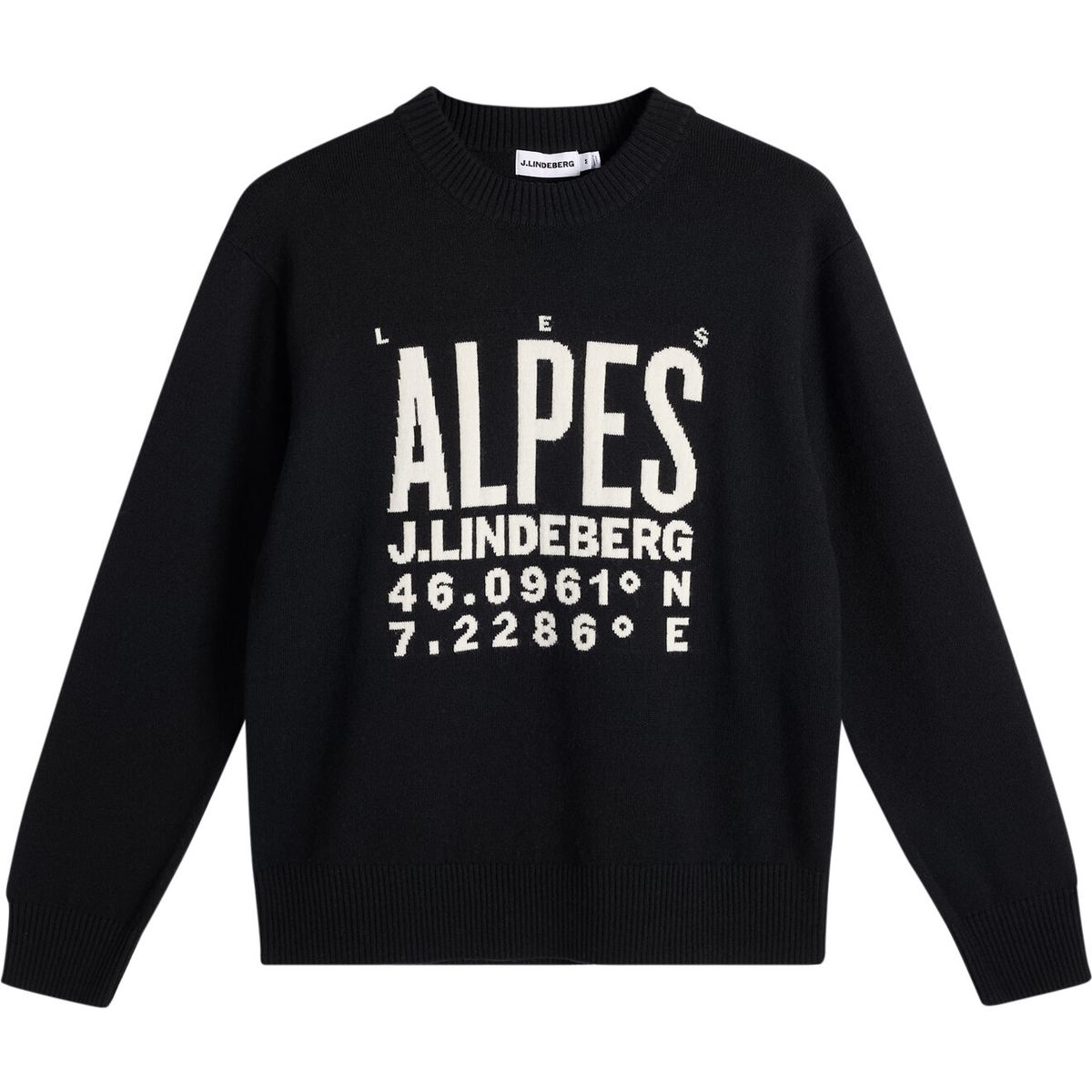 J.Lindeberg William Knitted Sweater black (9999) L BMKW16356-9999-L