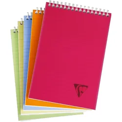 5x Clairefontaine, Heft + Block, Linicolor Frisch (A5, Liniert, Weicher Einband)