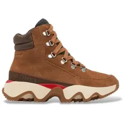 Sorel für Damen. 2088281242 Wasserdichte Sneaker Kinetic Impact Conquest Plus braun (36), Leder, Wohnung, 1 bis 3 cm, Schnürsenkel, Lässig