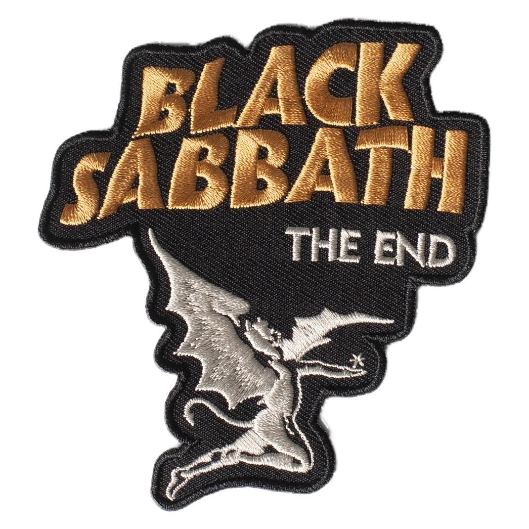 Black Sabbath Patch The End Band Logo Official One Size (9 x 9.50 cm) (42840809)