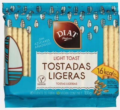 DIAT Rádisson TOSTAS LIGEIRAS S/ ACUCARES ADICIONADOS 100gr