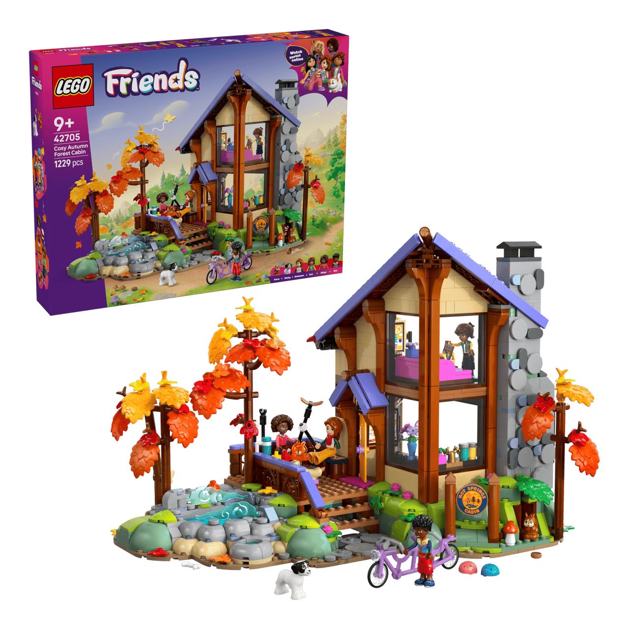 LEGO Friends 42705 Gemütliche Hütte im Herbstwald