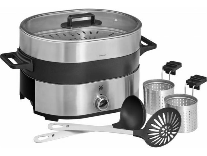 WMF Dampfgarer Lono Hot Pot & Dampfgarer, 1700 W, 3,6l, mit Garkörbchen, spülmaschinengeeignete Bestandteile