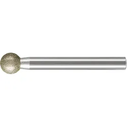 PFERD TOOLS Diamant-Schleifstift Kugel zum Gravieren und Entgraten - 36210010