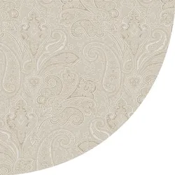 Apelt Tischdecke Paisley Ø 170 cm Mischgewebe Grau Taupe