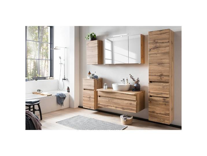 Waschtisch 101cm Braun/Wotaneiche Dekor