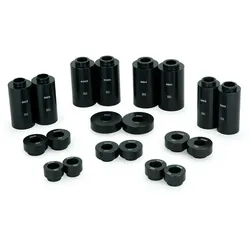 Druckstück-Erweiterungsset für Lagerpresse, Abbey Bike Tools, Farbe: Schwarz, VE: 1 Set