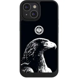Nivocase Handyhülle für Apple iPhone 13 Mini Hülle NIVOpure Case Schwarz Eintracht Frankfurt Offizielles (Apple iPhone 13 mini), Smartphone Hülle, Schwarz