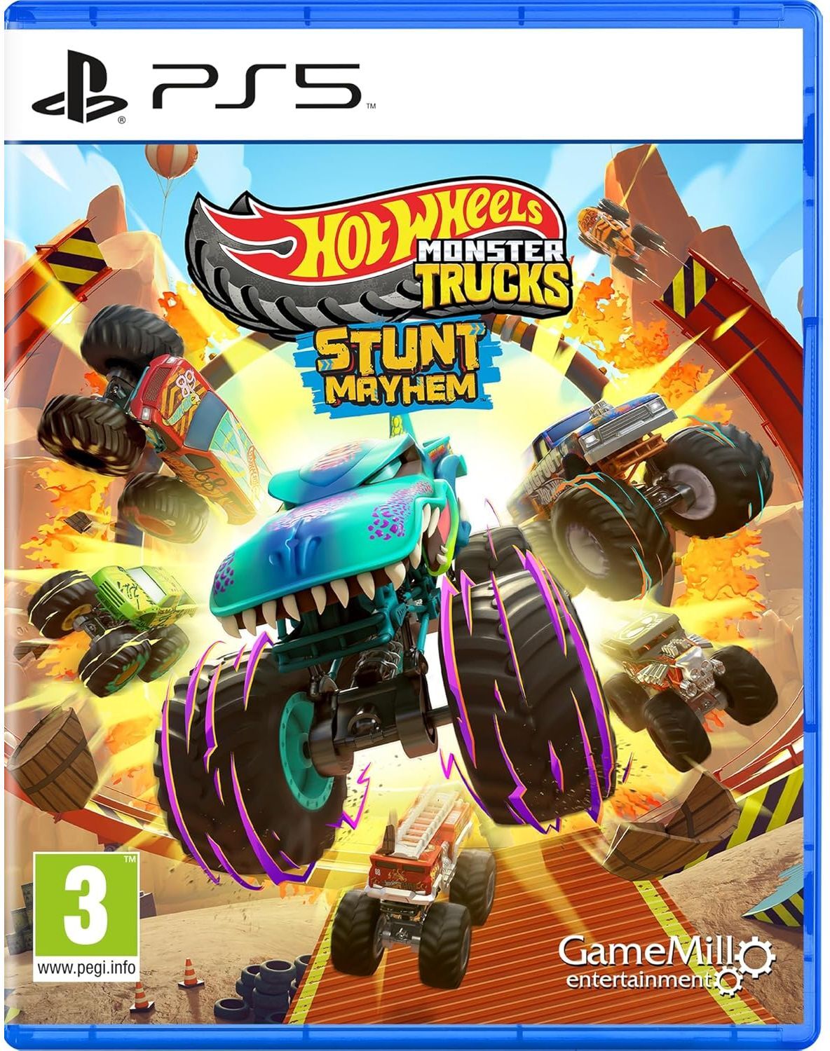 PlayStation Hot Wheels Monster Trucks: Stunt Mayhem – PS5 Game, Used - Good