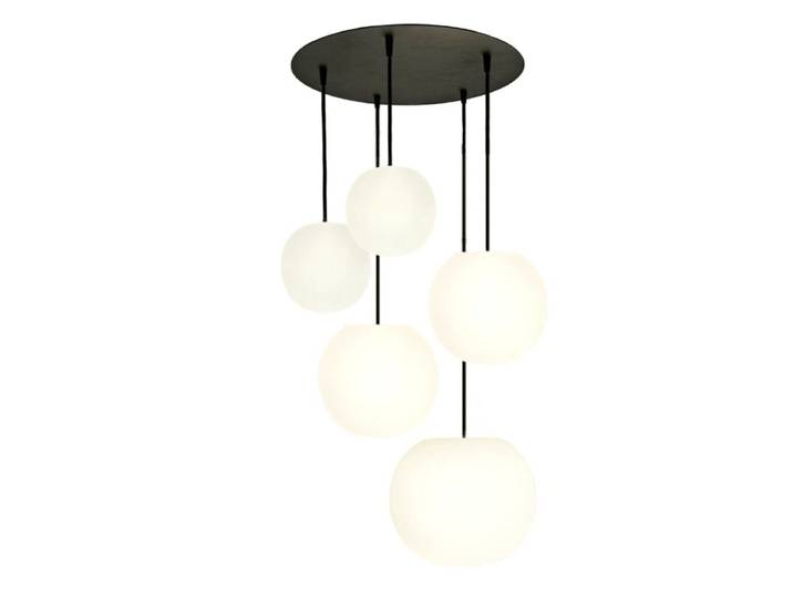 Casablanca Pendelleuchte Acai Rondell, rund, aus Glas, deutsche