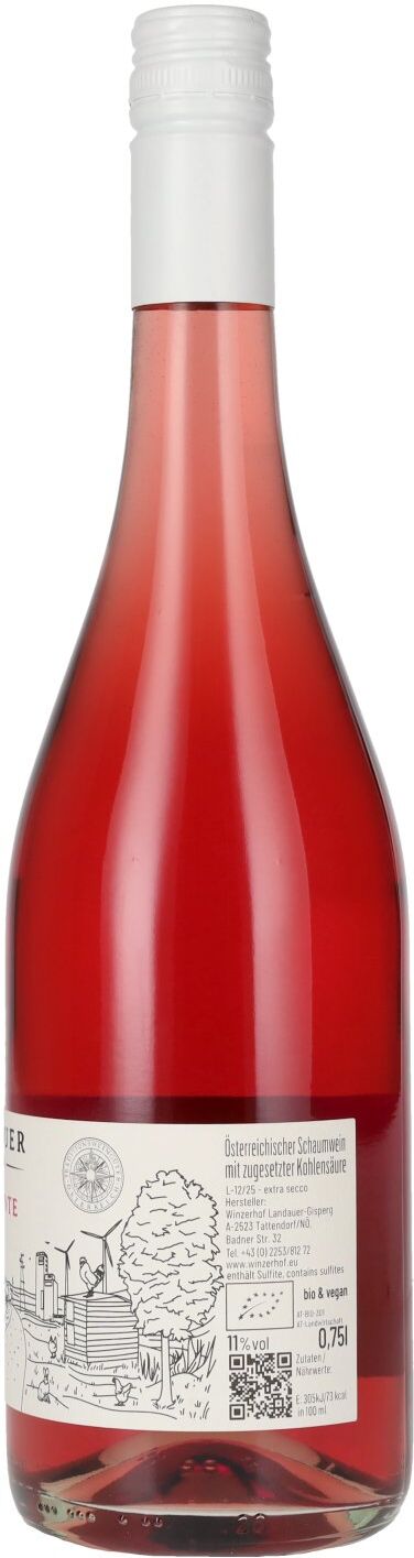 Winzerhof Landauer-Gisperg Landauer Gisperg Frizzante Rose 11% Vol. 0,75l
